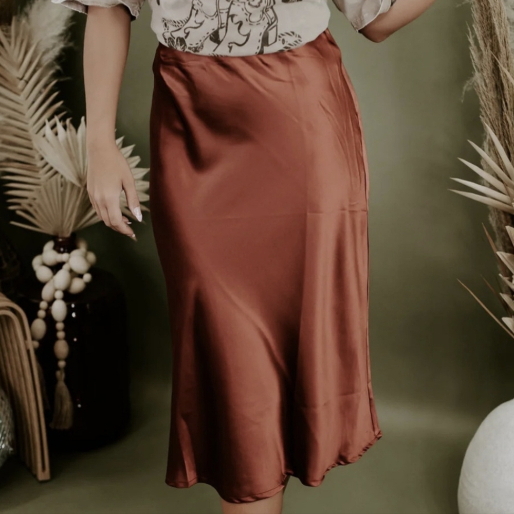 NWT Addition Elle Plus Size Skirt |  size 20 | Copper